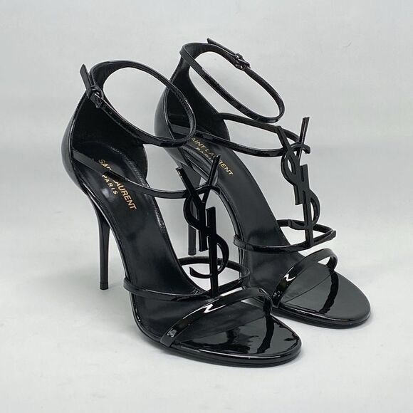 Saint Laurent Cassandra Leather Sandals size 42 - Picture 5 of 16
